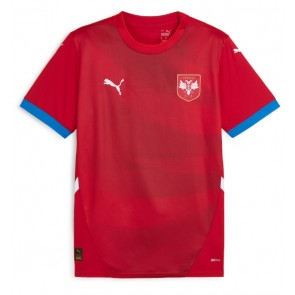 Serbia Replica Home Stadium Shirt Euro 2024 Short Sleeve